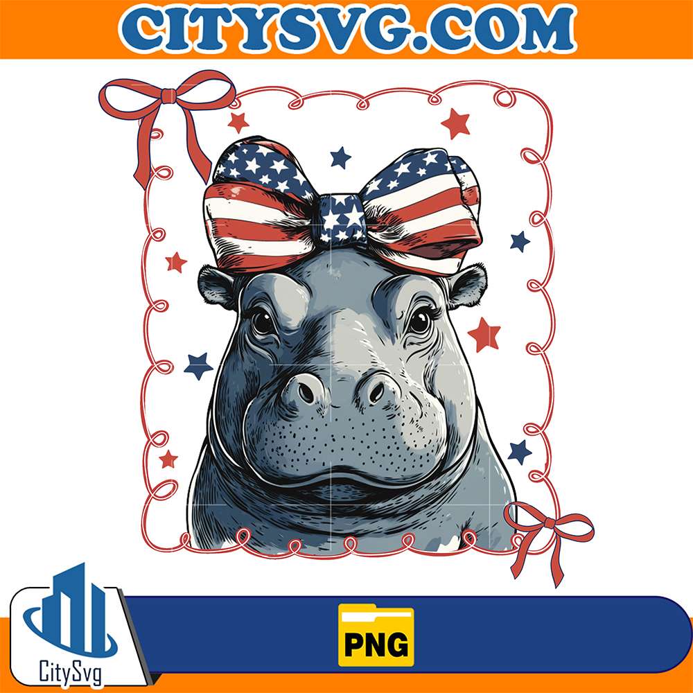 Hippo-Coquette-4th-Of-July-Png