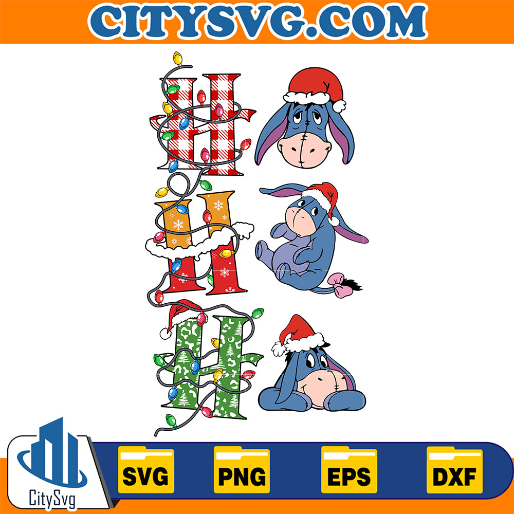 Ho-Ho-Ho-Eeyore-Christmas-Svg