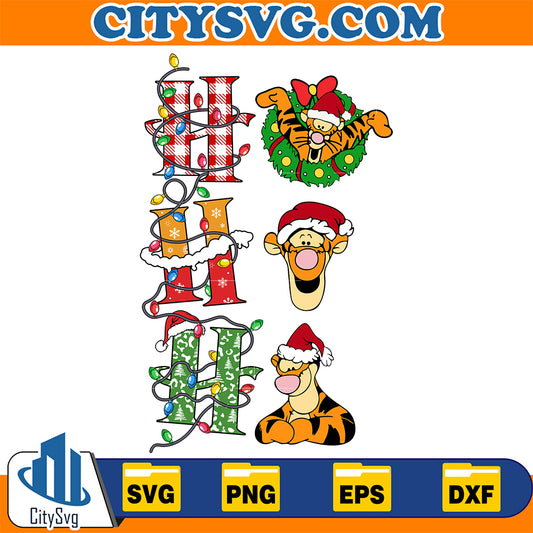 Ho-Ho-Ho-Tiger-Svg