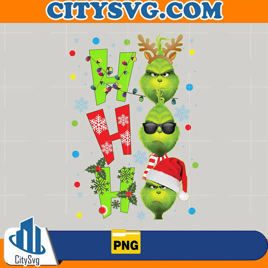 HoHoHoTheGrinchChristmasPng