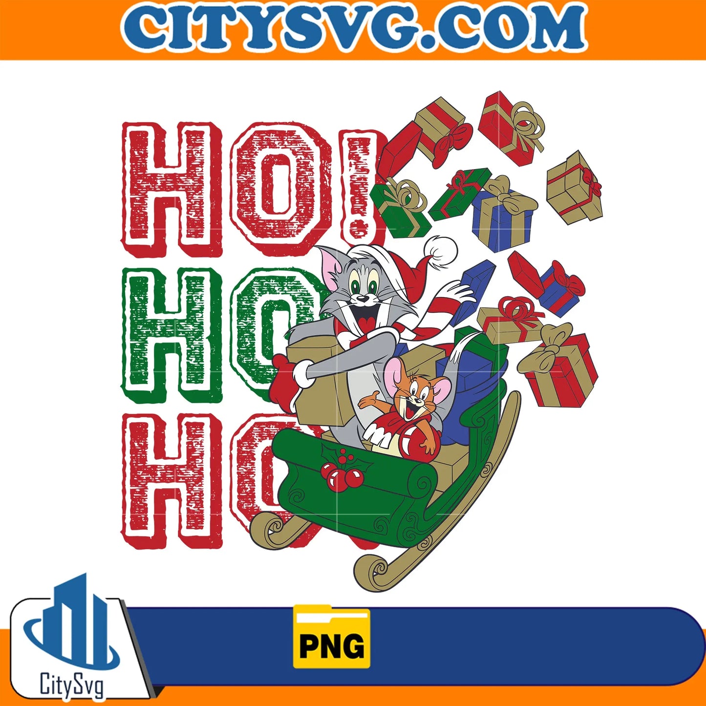HoHoHoTom_JerryChristmasPng