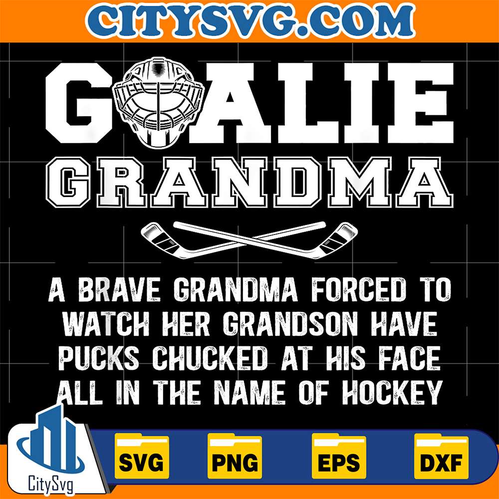 Hockey-Goalie-Grandma-Svg
