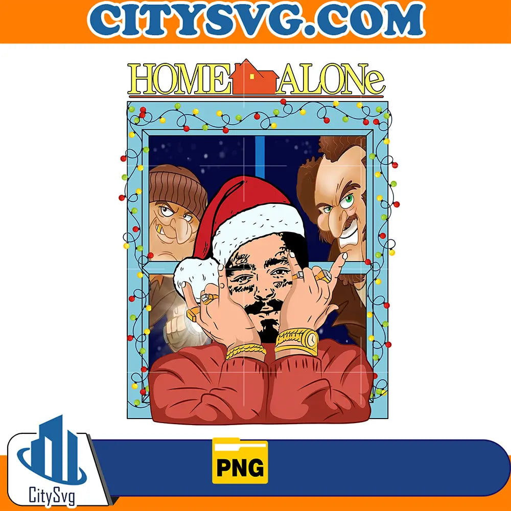 HomeAlonePostMaloneChristmasPng