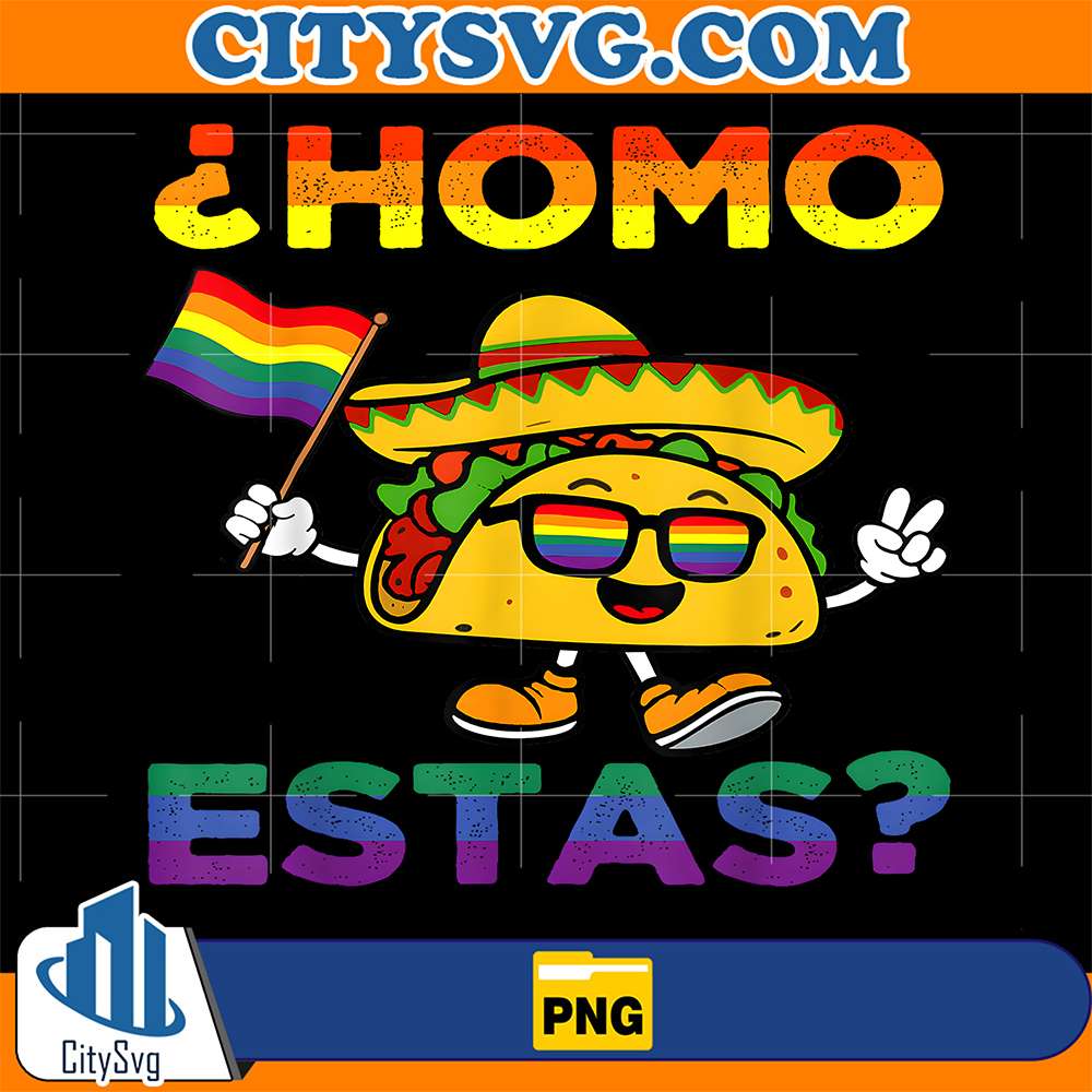 Homo-Estas-Taco-Rainbow-Flag-Sunglasses-Gay-Pride-LGBT-Png