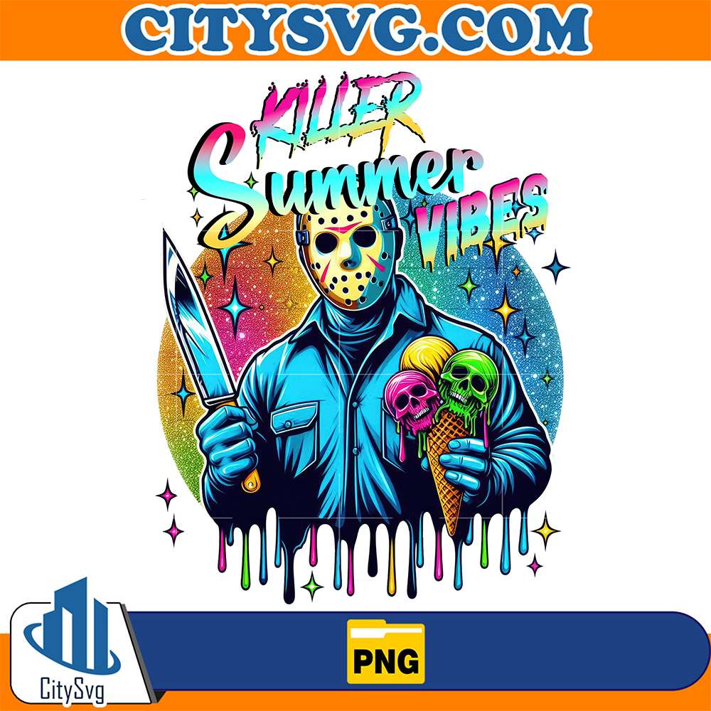 Horror-Jason-Voohess-Killer-Summer-Vibes-Halloween-Png