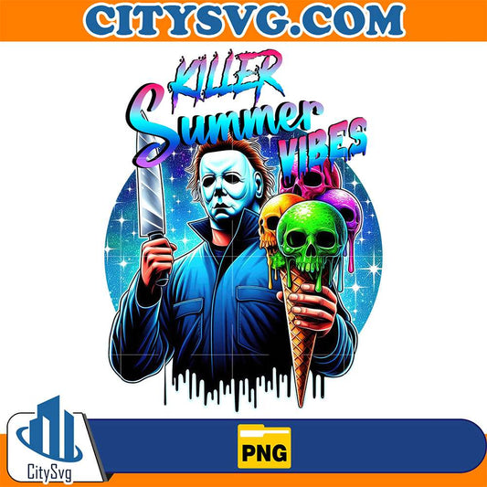 Horror-Michael-Myers-Killer-Summer-Vibes-Halloween-Png
