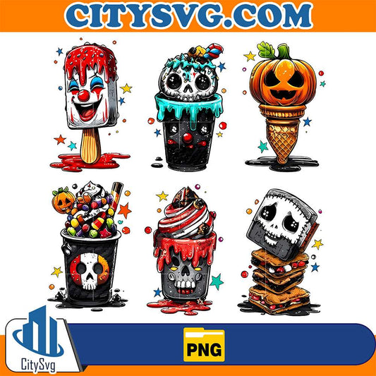 Horror-Movie-Summer-Halloween-Ice-Cream-Png