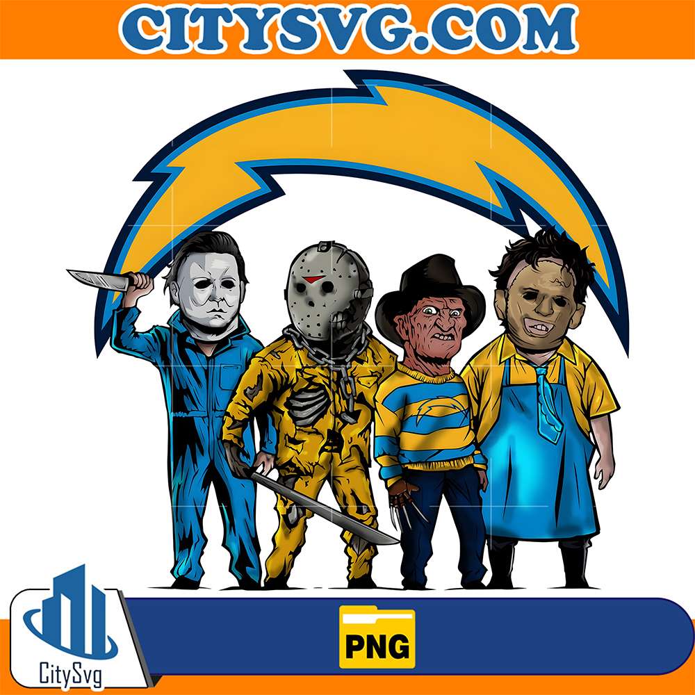 Horror-Movies-Los-Angeles-Chargers-Png