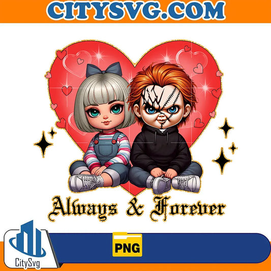 HorrorCoupleAlwaysandForeverChicanoPng