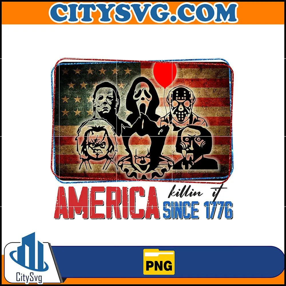 HorrorMovieAmericaKillinItSince1776Png