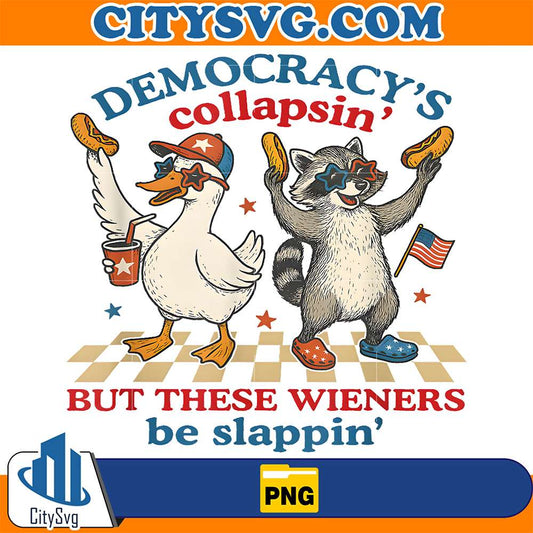 Hot-Dog-Democracy-s-Collapsing-4th-July-Raccoon-Goose-Png