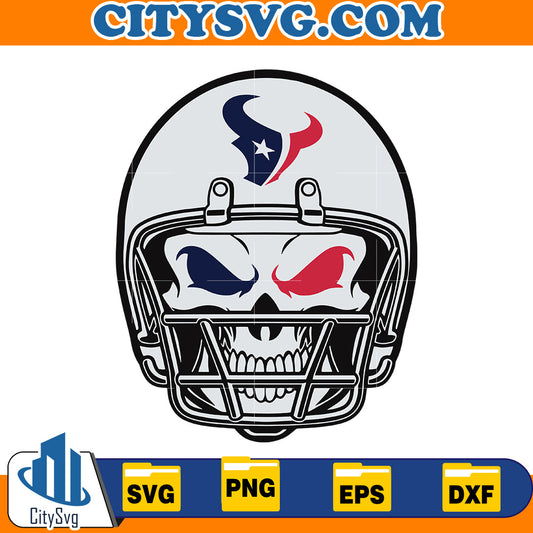 Skull Houston Texans Svg