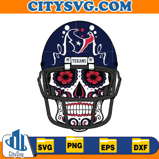 Skull Houston Texans Svg