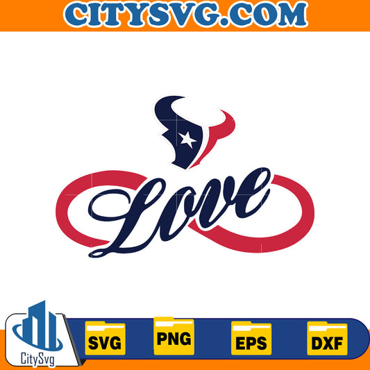 Love Houston Texans Svg