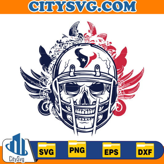 Skull Houston Texans Svg