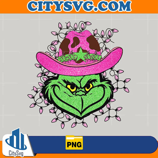 HowdyGrinchGuyChristmasCowboyPng