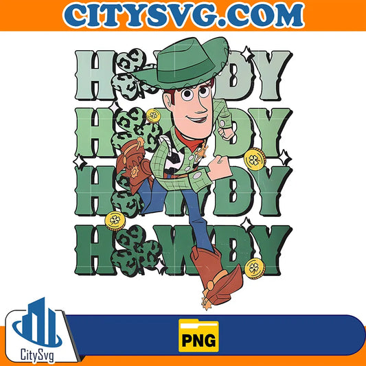 HowdyToyStoryWoodyStPatricksDayPng1