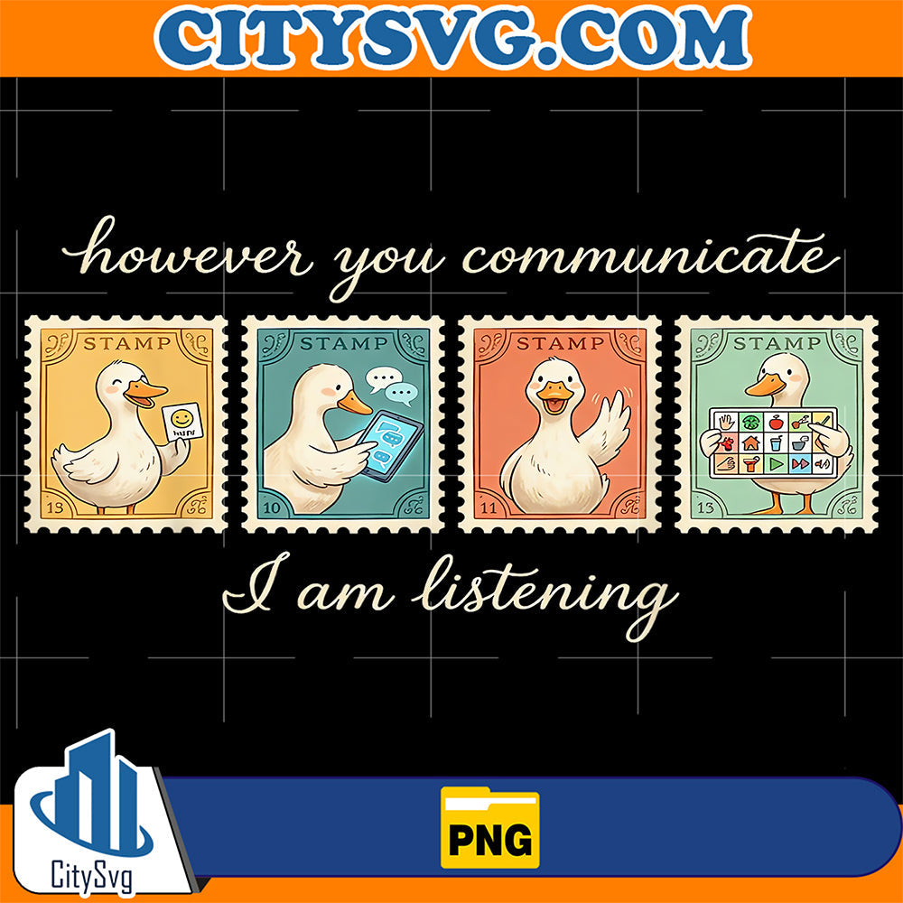 However-You-Communication-I-m-Listening-AAC-SLP-Silly-Goose-Png
