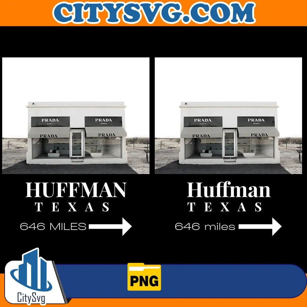 Custom Huffman Texas 646 Miles Png CitySvg