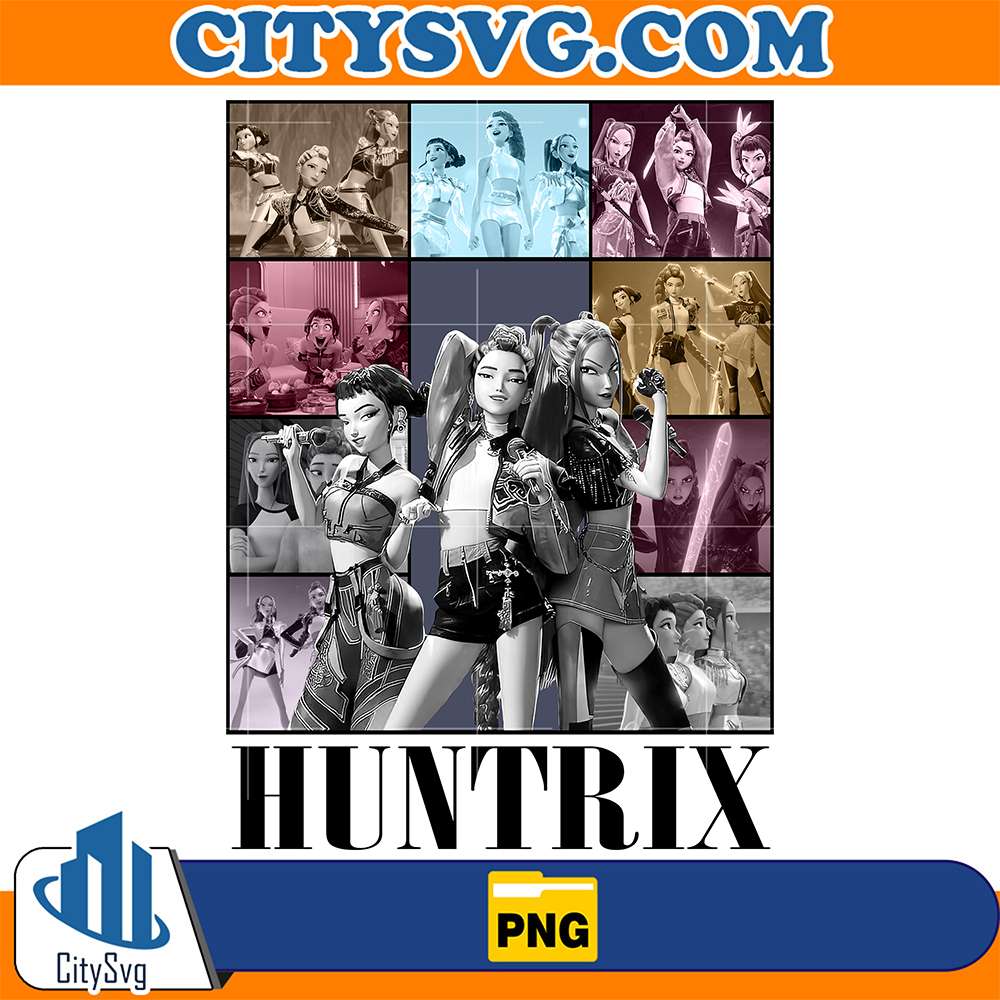 Huntrix-Kpop-Demon-Hunters-Png