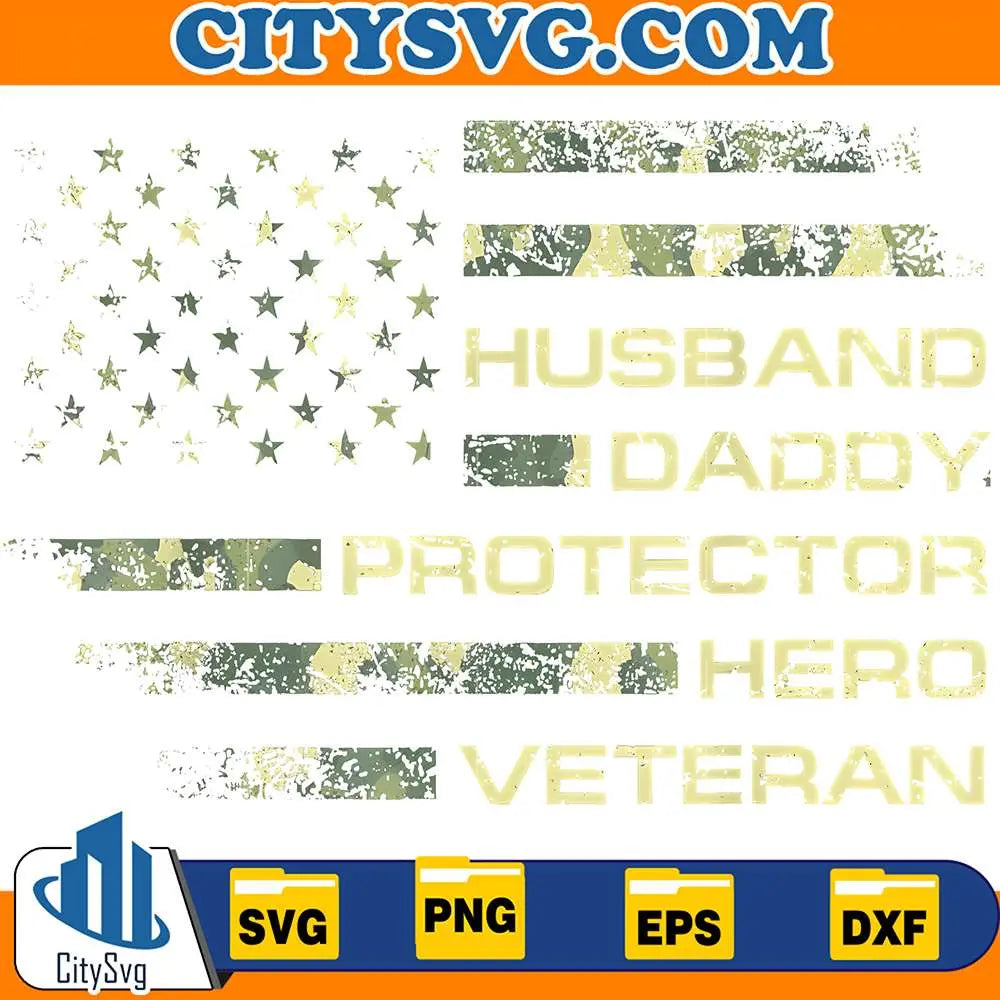 HusbandDaddyprotectorHeroVeteranSvg