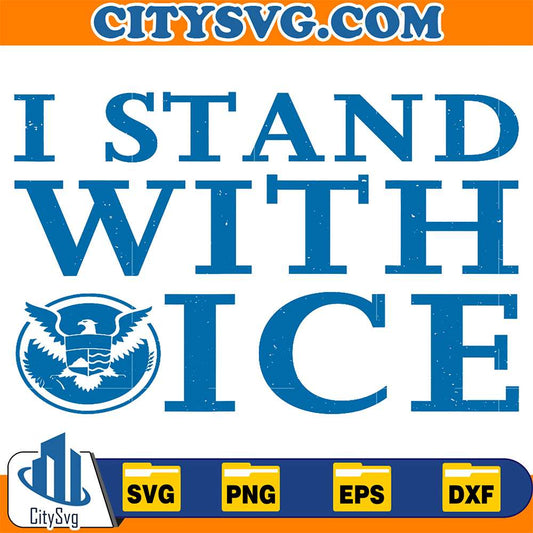 I-Stand-With-ICE-Svg
