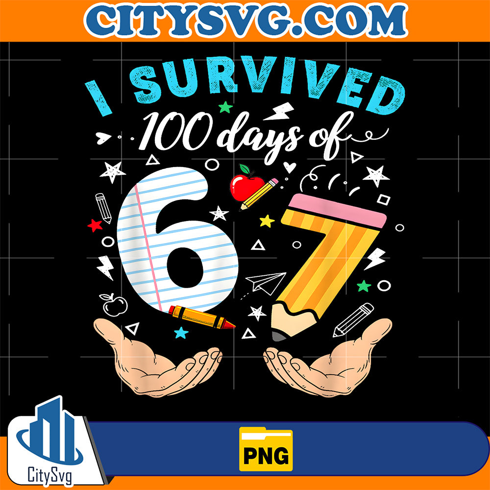 I-Survived-100-Days-of-6-7-100th-Day-of-School-Teachers-Png