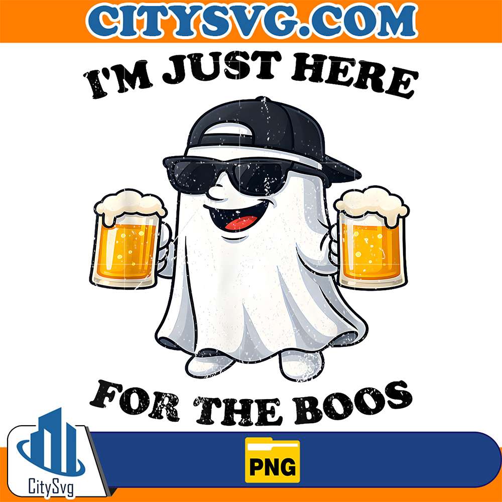 I-m-Just-Here-For-The-Boos-Halloween-Women-Ghost-Cute-Png
