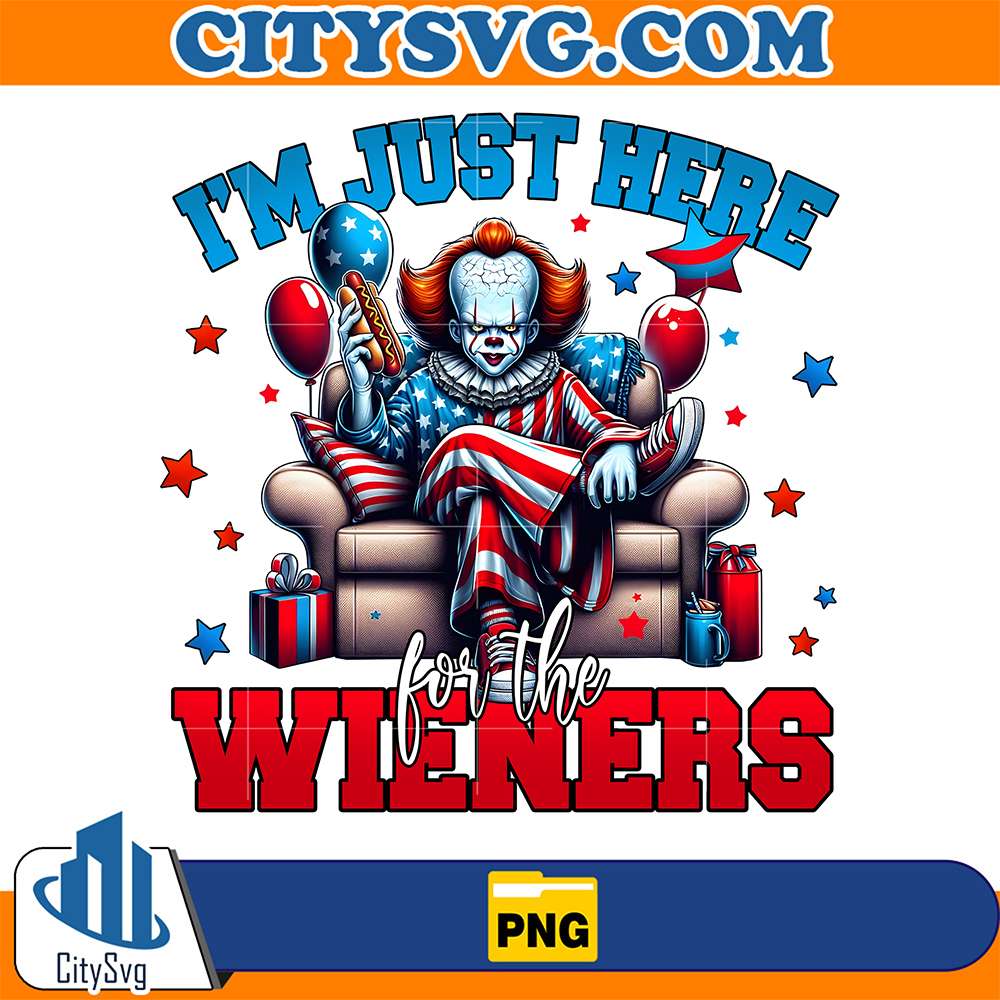 I-m-Just-Here-For-The-Wieners-Horror-Pennywise-Png