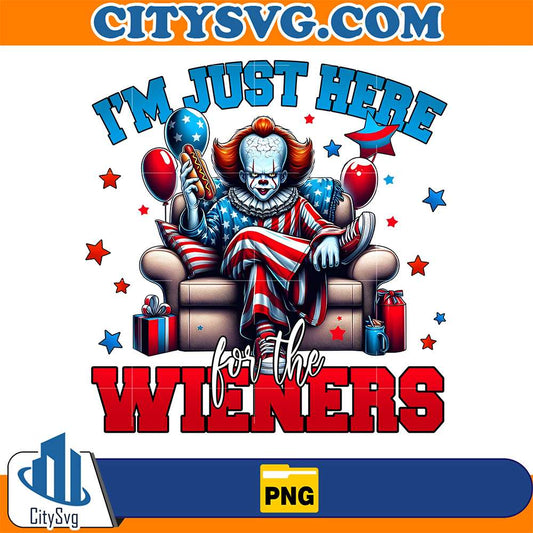 I-m-Just-Here-For-The-Wieners-Horror-Pennywise-Png