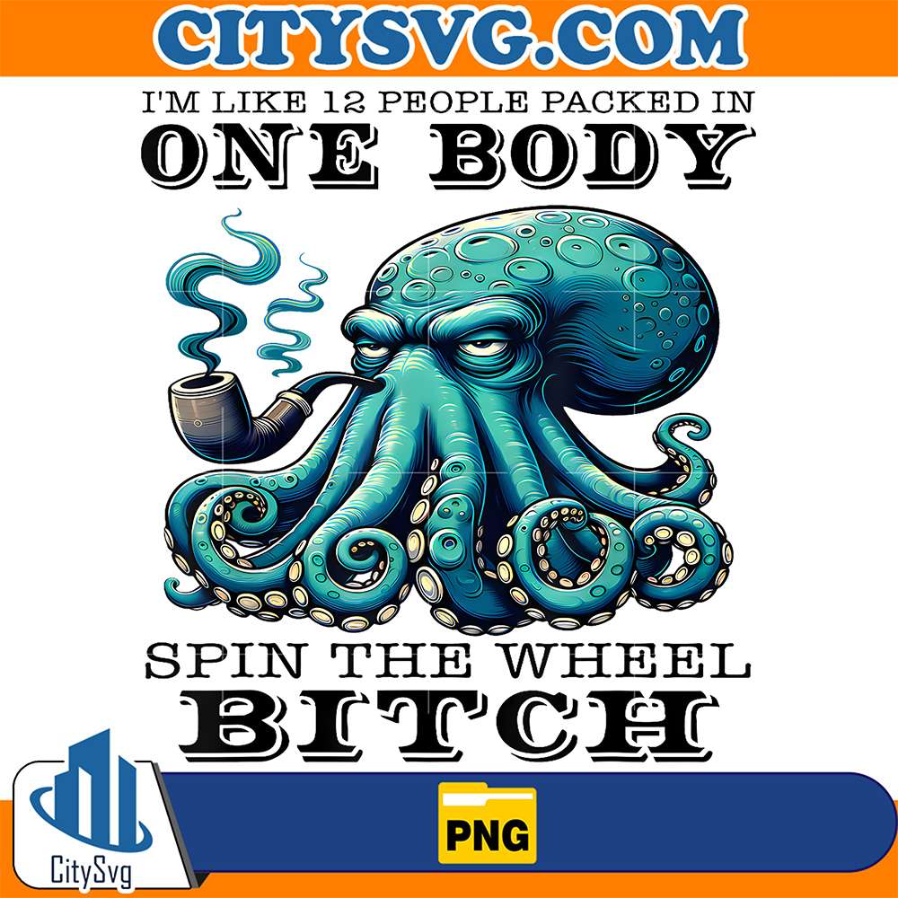 I-m-Like-12-People-Packed-In-One-Body-Spin-The-Octopus-Png