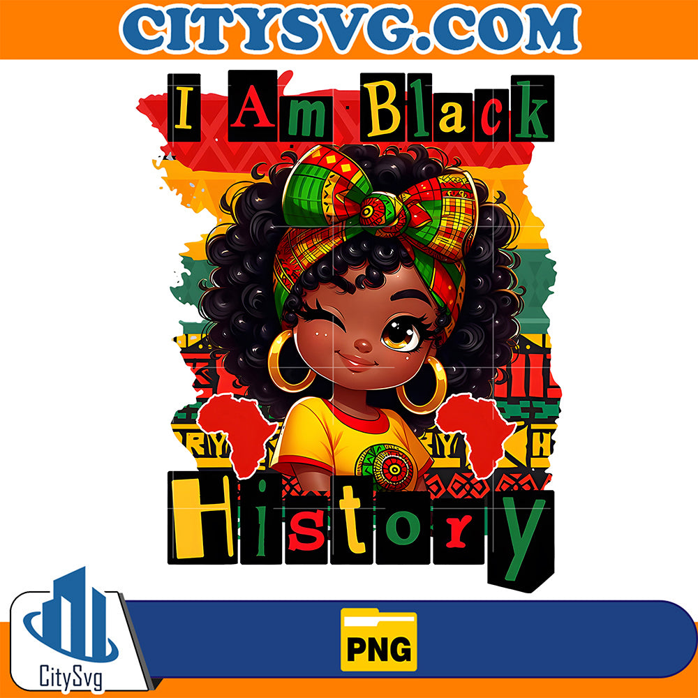 IAmBlackHistoryBlackGirlPng