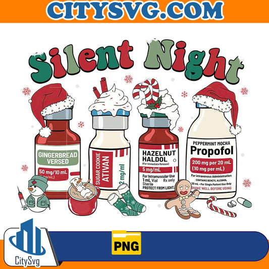 ICU Nurse Christmas Png CitySvg