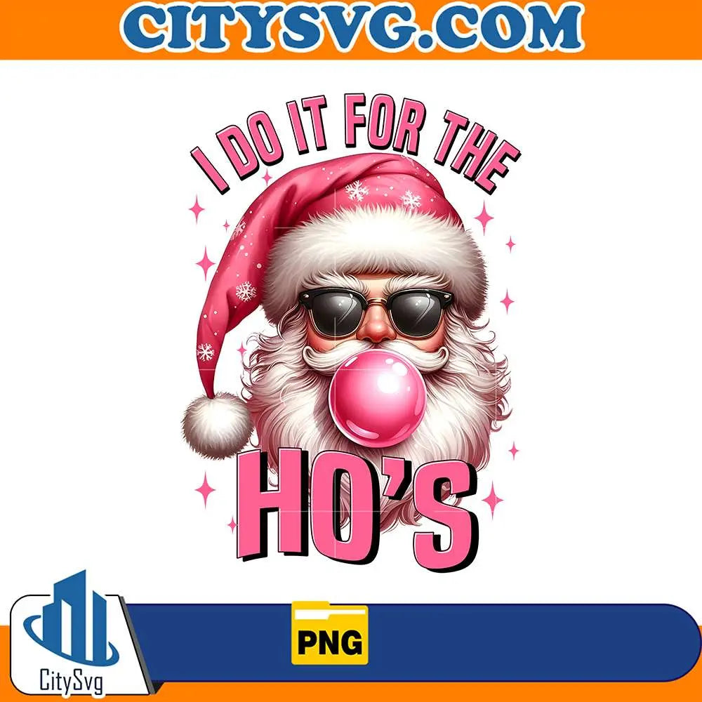 IDoItForTheHo_sSantaPinkChristmasPng