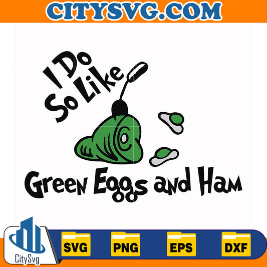 IDoLikeGreenEggsAndHamSvg