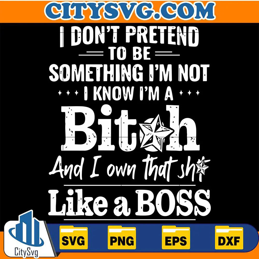 IKnowImABitchSvg