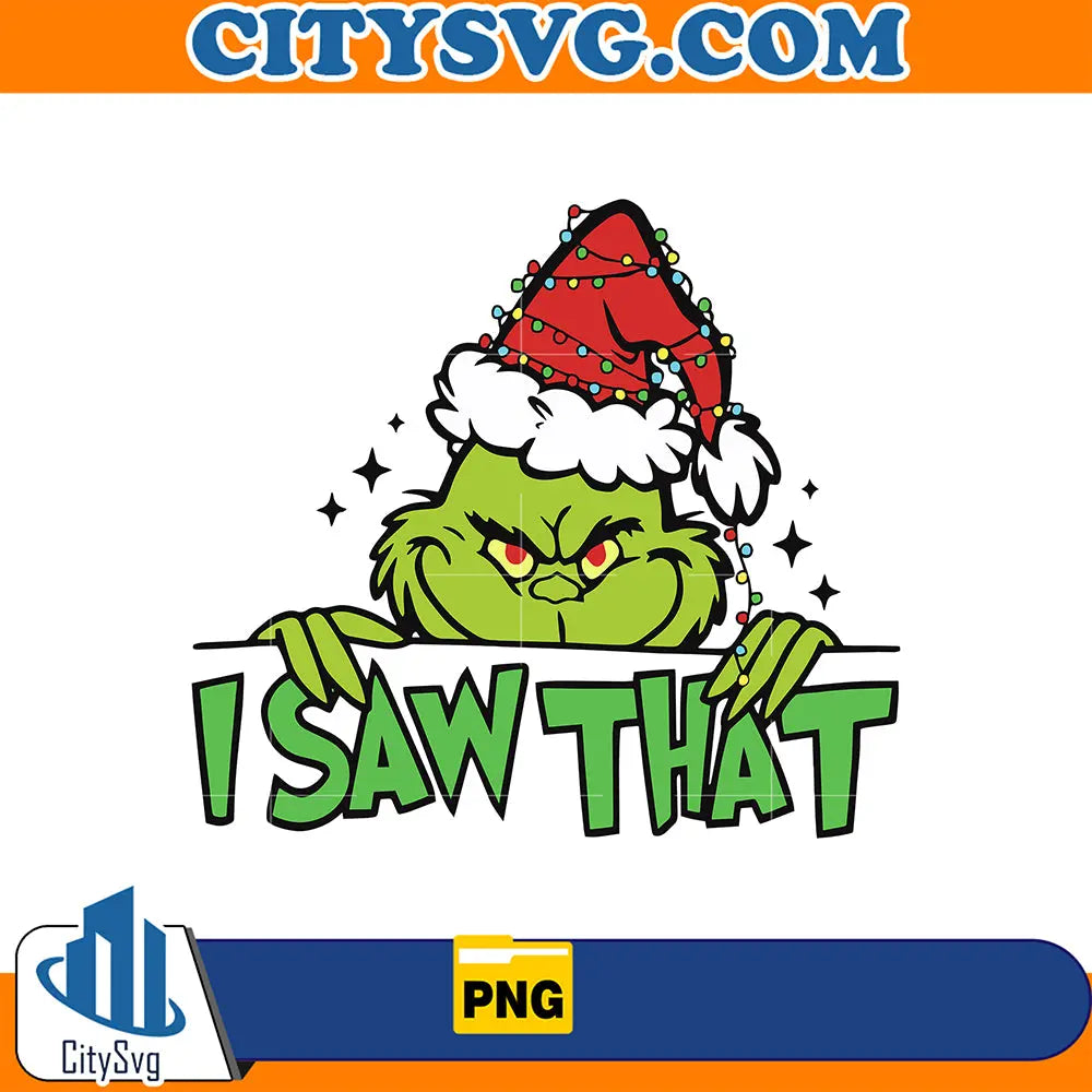 ISawThatGrinchSantaPng