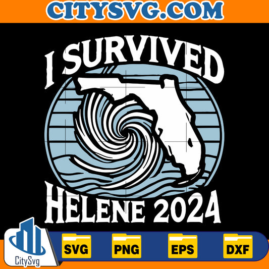 I Survived Helene 2024 Svg