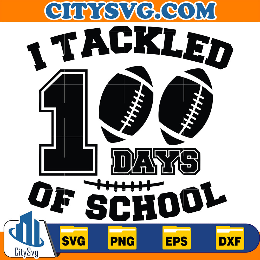 ITackled100DaysOfSchoolSvg