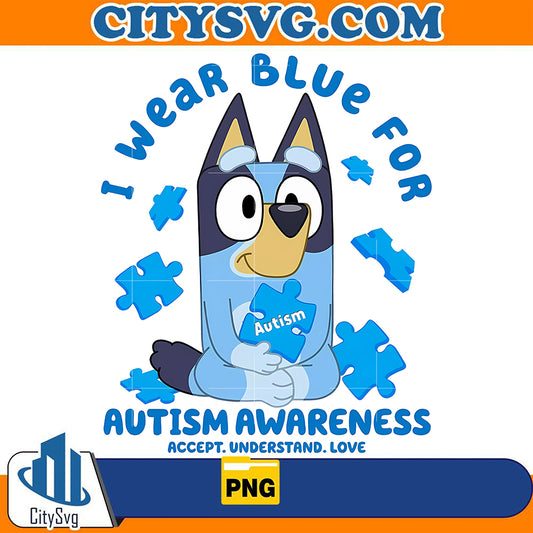 IWearBlueForAutismAwarenessPng