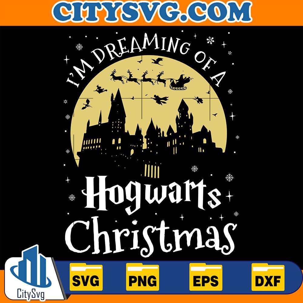 I_mDreamingOfHogwartsChristmasSvg2