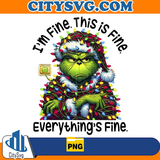 I_mFine_ThisIsFineChristmasPng