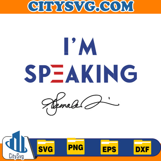 I'm Speaking Svg