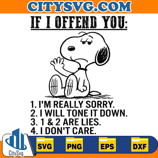 IfIOffendYouSnoopySvg