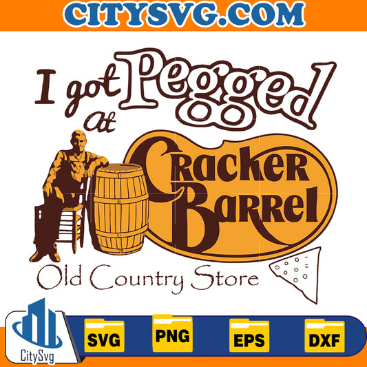 I got Pegged at Cracker Barrel Old Country Store svg