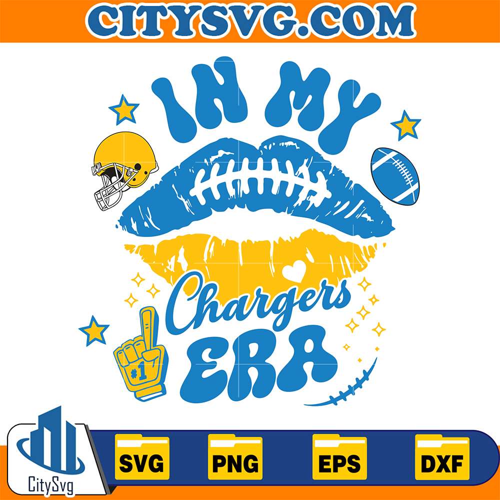 In My Chargers Era Svg CitySvg