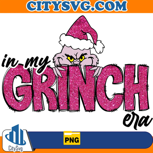 InMyGrinchEraPinkChristmasPng