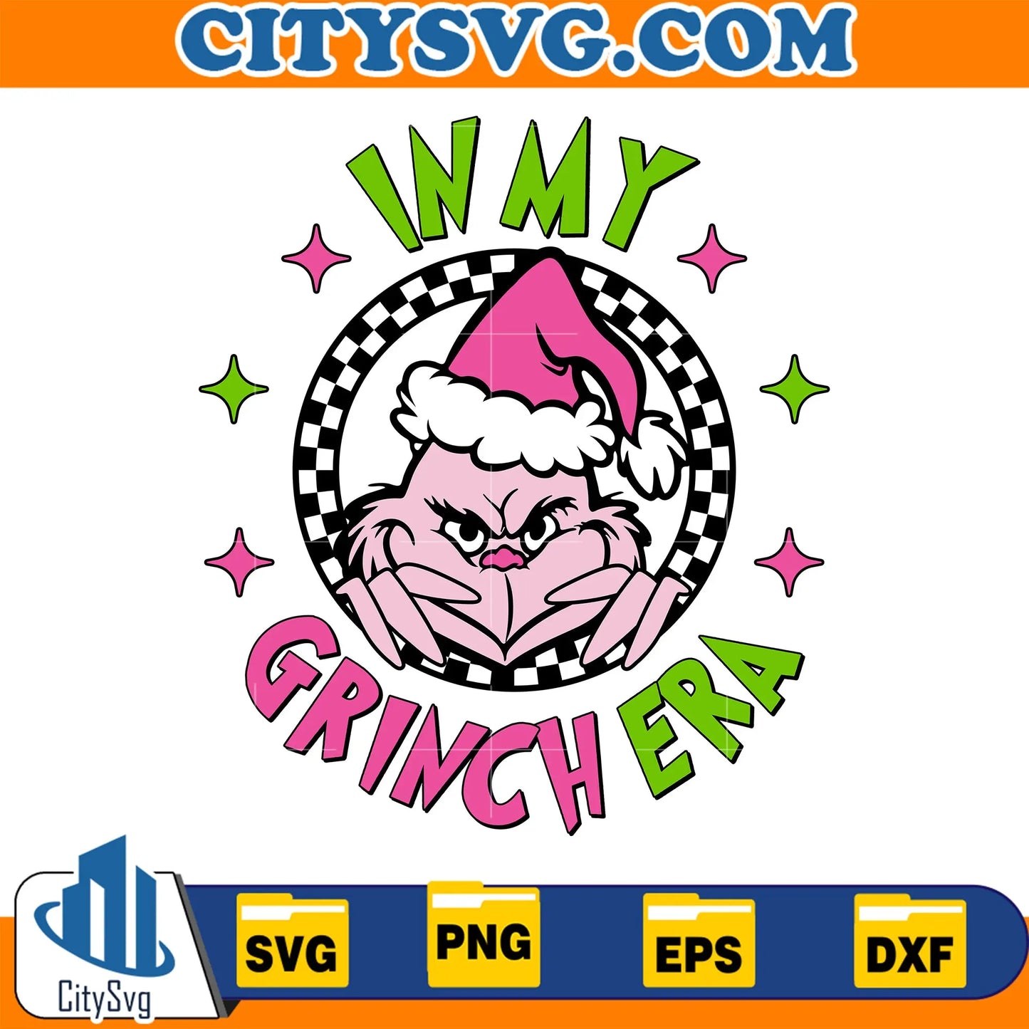 InMyGrinchEraPinkChristmasSvg
