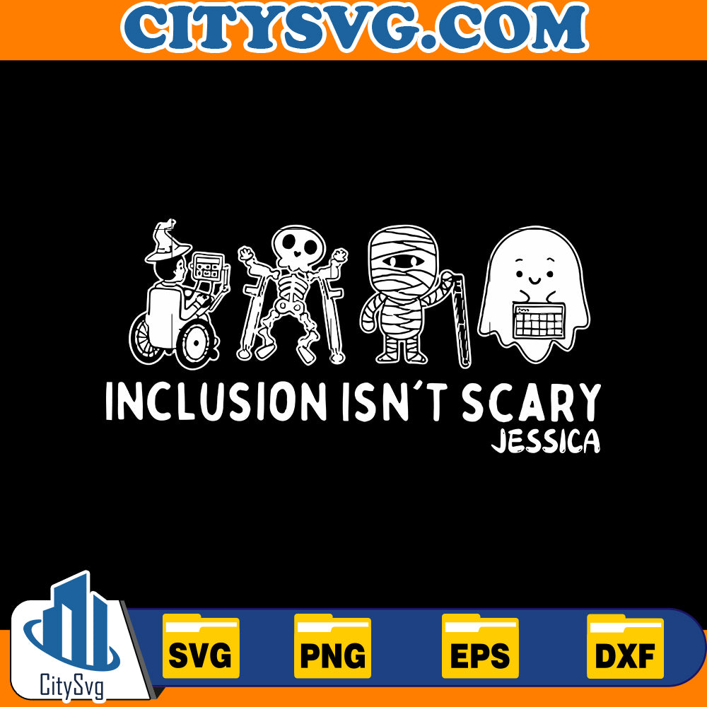 Inclusion isn't scary short sleeve Svg