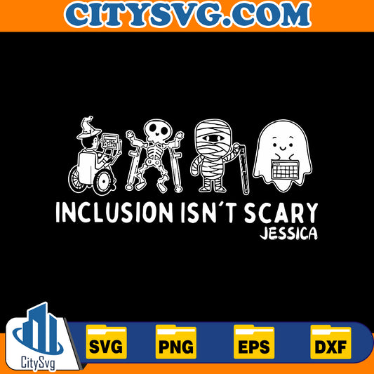 Inclusion isn't scary short sleeve Svg